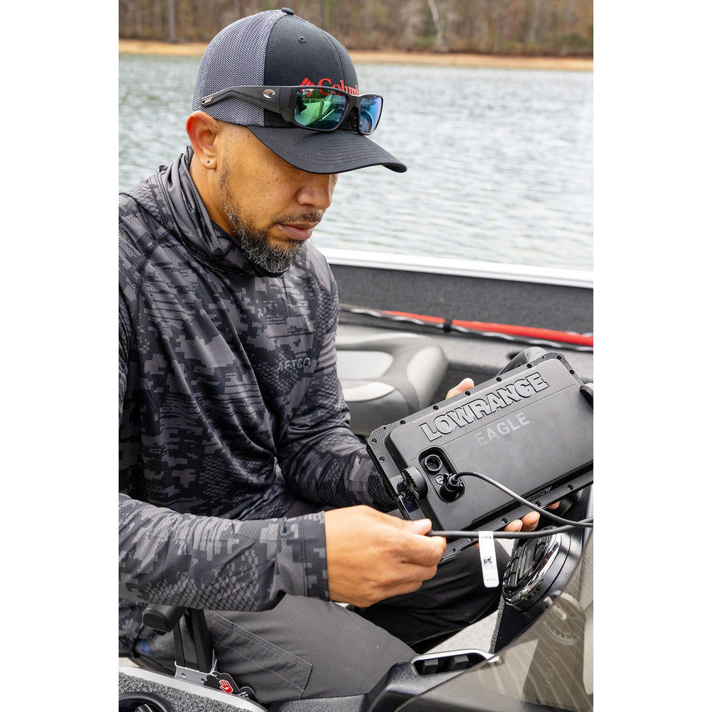 Lowrance Eagle 7 with SplitShot Transom-Mount Transducer and Discover OnBoard Chart (000-16227-001)