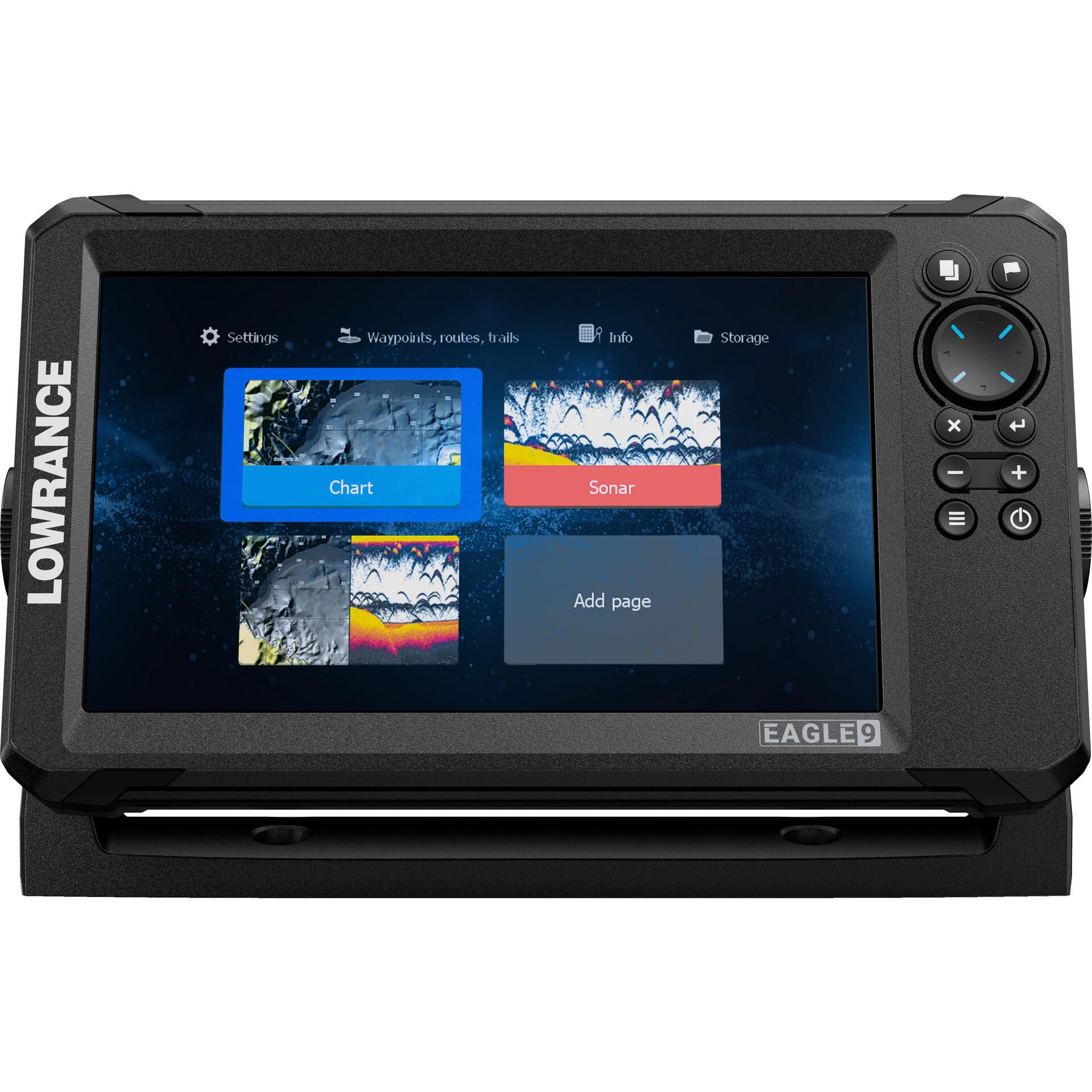 Lowrance Eagle Eye 9 Live with TripleShot Transom-Mount Transducer and C-MAP DISCOVER Chart (000-16232-001)