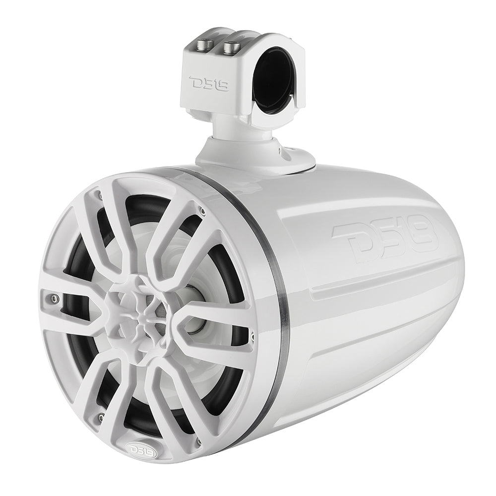 DS18 X Series HYDRO 8" Wakeboard Pod Tower Speaker with RGB LED Light - 375W - White (NXL-X8TP/WH)
