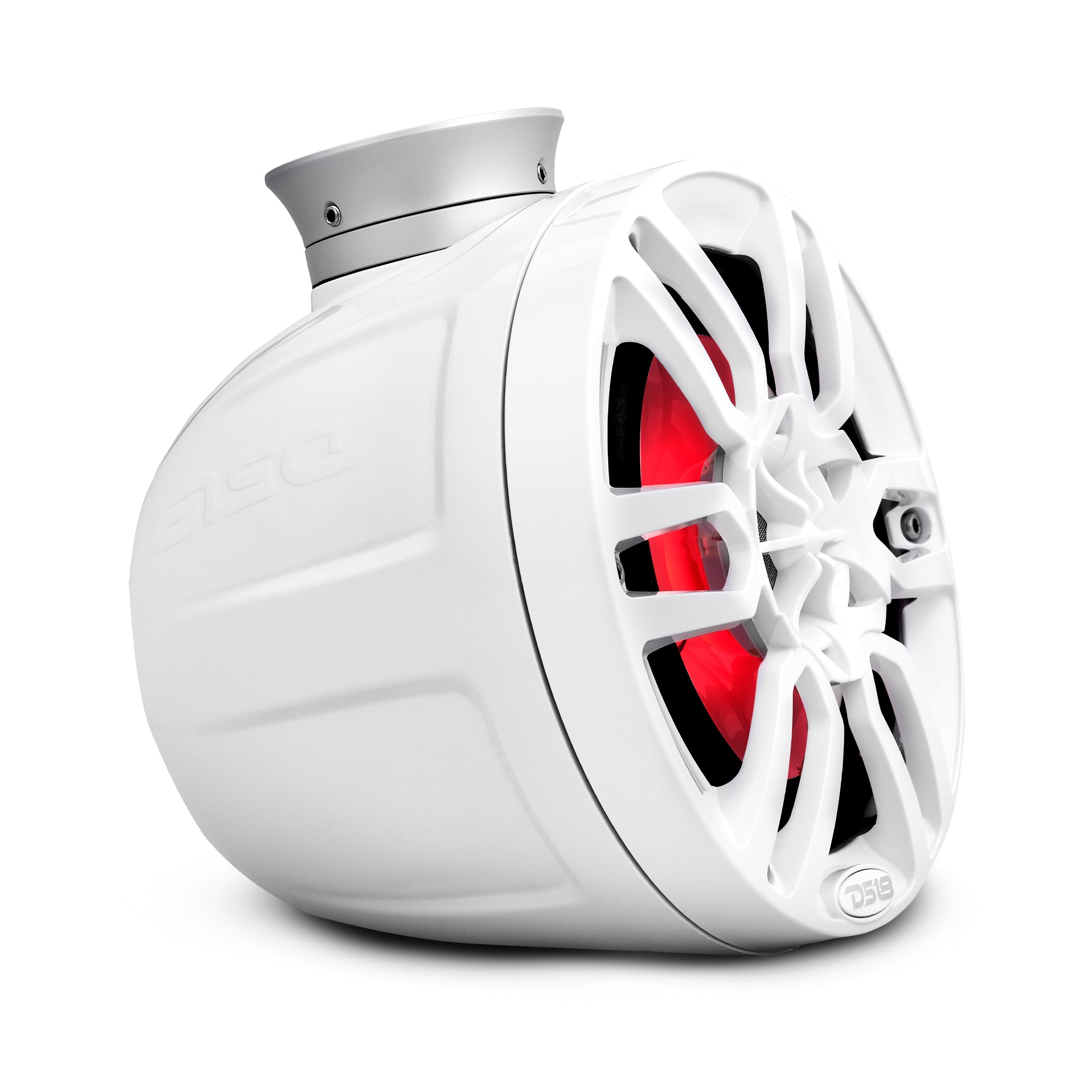 DS18 HYDRO 6.5" Compact Wakeboard Pod Tower with RGB Light - 300W - White (NXL-PS6W)