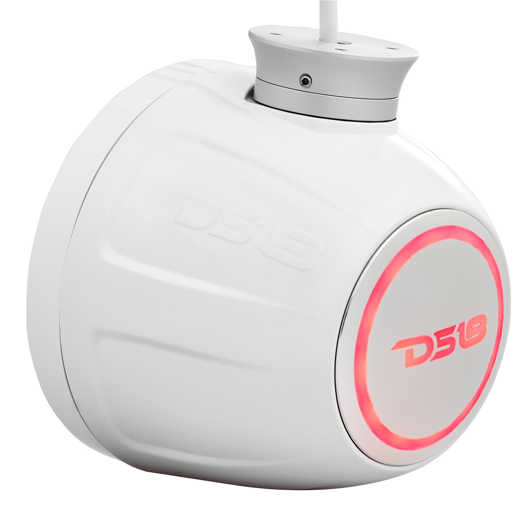 DS18 HYDRO 6.5" Compact Wakeboard Pod Tower with RGB Light - 300W - White (NXL-PS6W)