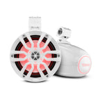 DS18 X Series HYDRO 8" Wakeboard Pod Tower Speaker with RGB LED Light - 375W - White (NXL-X8TP/WH)