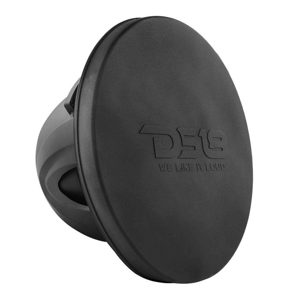 DS18 Black Silicone Marine Speaker Covers for 8" Towers, Speakers and Subwoofers - Pair (CS-8/BK)