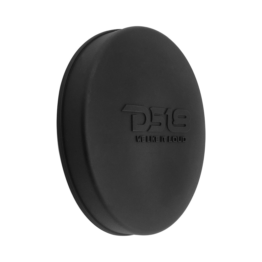 DS18 Black Silicone Marine Speaker Cover for 6.5" Towers, Speakers and Subwoofers - Pair (CS-6/BK)