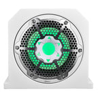 DS18 HYDRO 10" Marine Sub Box with RGB Lighting - White (NXL-10SUBLD/W)