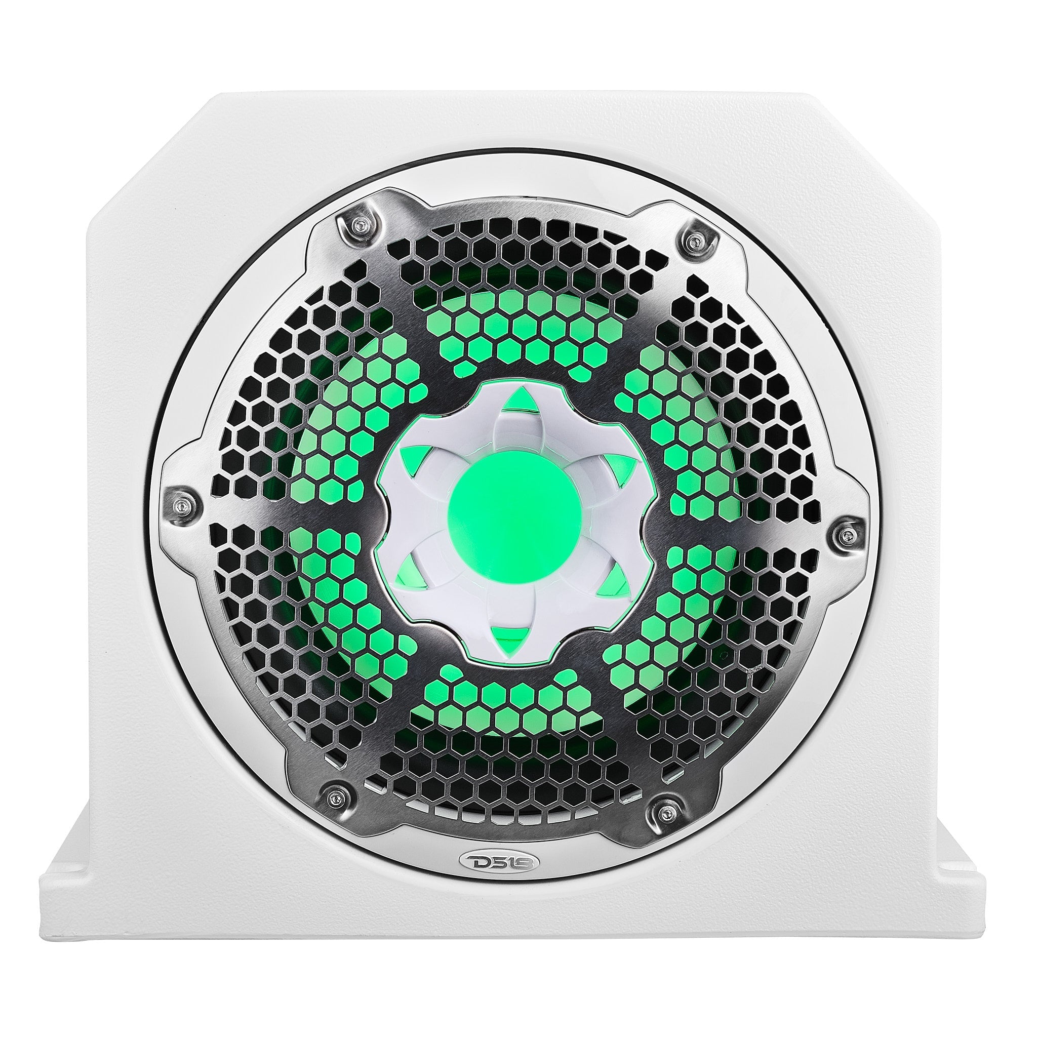 DS18 HYDRO 10" Marine Sub Box with RGB Lighting - White (NXL-10SUBLD/W)