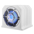 DS18 HYDRO 10" Marine Sub Box with RGB Lighting - White (NXL-10SUBLD/W)