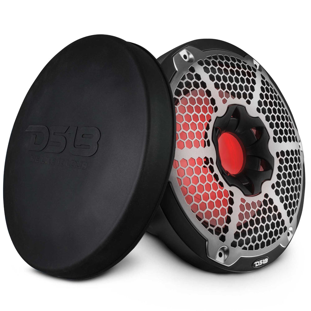 DS18 HYDRO 10" Subwoofer with RGB Lights - 600W - Black (NXL-10SUB/BK)