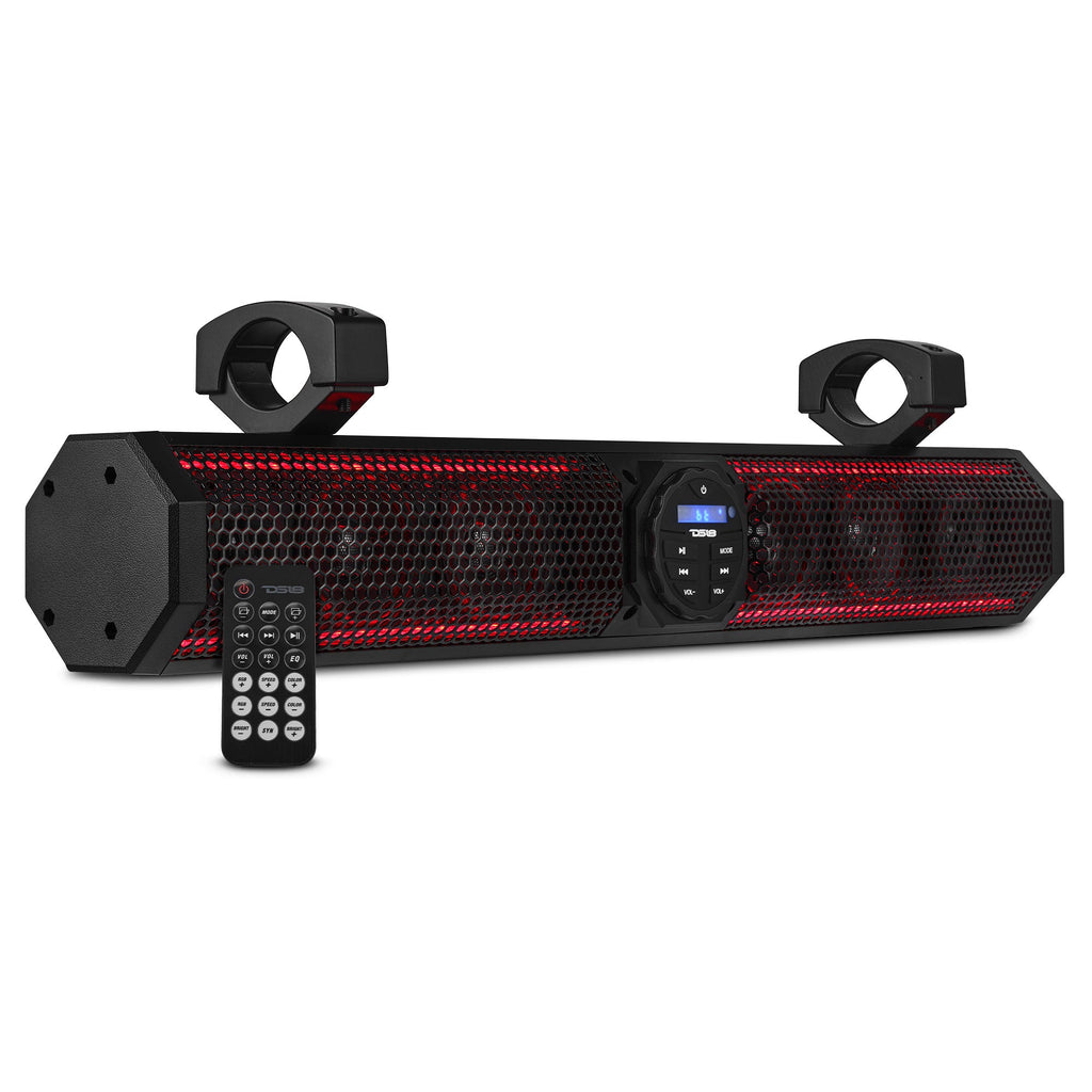 DS18 26" Marine Amplified Sound Bar with Bluetooth 600W with 6 Speaker System and RGB LED (SB26BTXRGB)