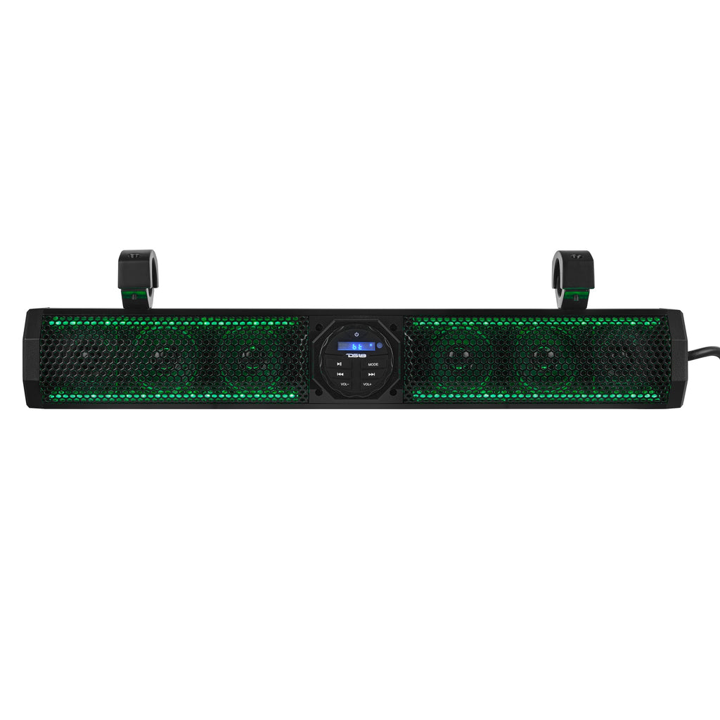 DS18 26" Marine Amplified Sound Bar with Bluetooth 600W with 6 Speaker System and RGB LED (SB26BTXRGB)
