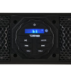 DS18 37" Marine Amplified Sound Bar with Bluetooth 1200W with 10 Speaker System and RGB LED (SB37BTXRGB)