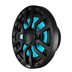 DS18 8" 2-Way Coaxial Marine Speakers with Digital LED Lights and Bullet Tweeter - Black - 175W, 4-Ohm (NXL-IQ8/BK)