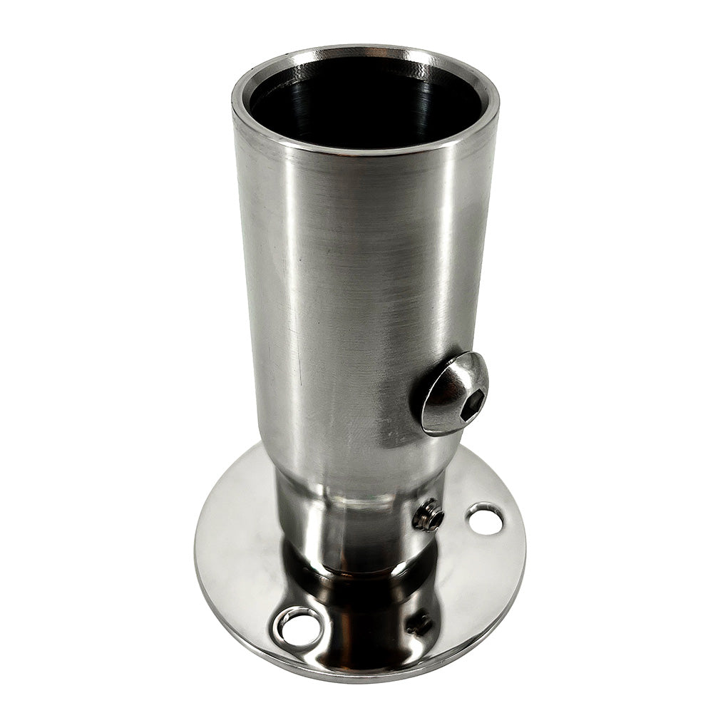 Seaview Starlink Stainless Steel 1"-14 Threaded Adapter & Stainless Steel Fixed Base (SV114STLKFB)