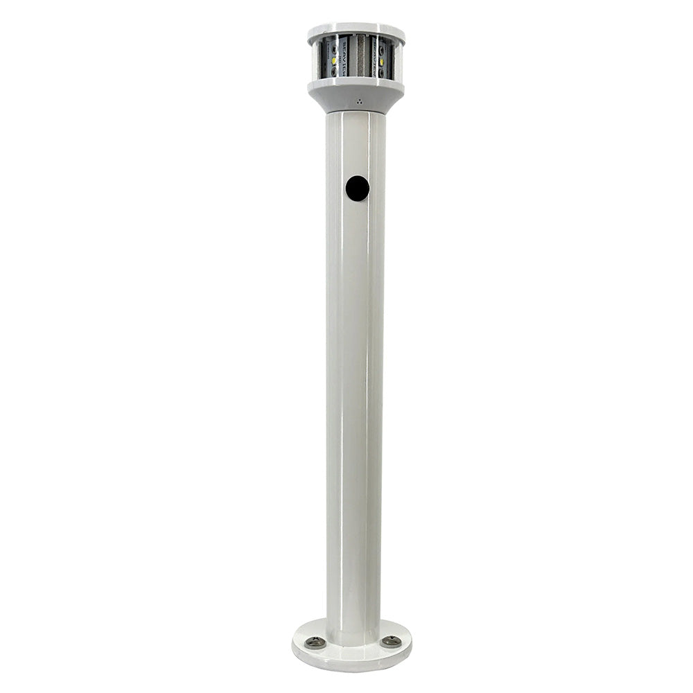 Seaview 12" Fixed Light Post with C5 Certified All-Round LED Light (SVLTP12LEDC5)