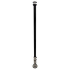 Seaview 36" Manually Folding Light Post with 316 Stainless Steel Base & LTBLED12C5 Navigation Light - Black (SVMHB136LEDSSB)