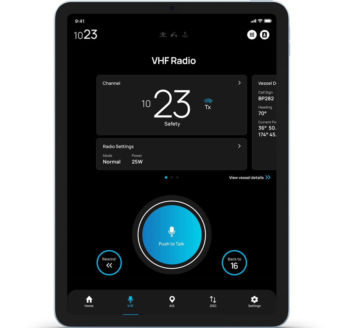 em-trak X100 NMEA 2000 Bluetooth Wi-Fi VHF/DSC Radio with Class B AIS and Antenna Splitter (431-0001)
