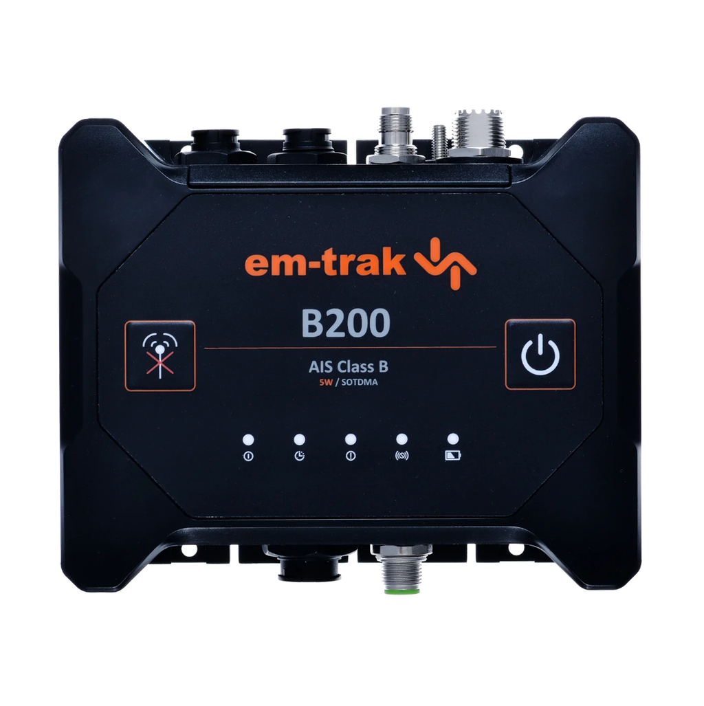 em-trak B200 5W SOTDMA Class B AIS Transceiver with Battery Backup and FLEXI-FIT Bracket (429-0007)
