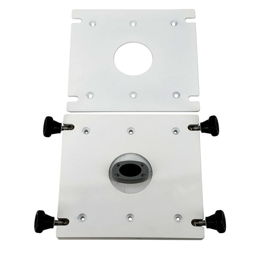 Seaview Removable Base for Pedestal Mounts with 10x10 Base Plate - White (PMRB10)