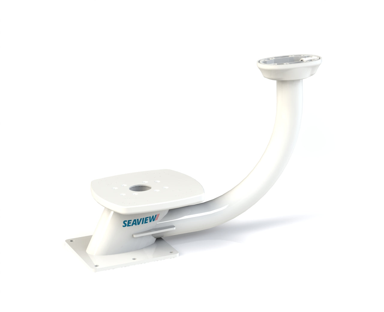 Seaview 16.75" Dual Mount Pre-Drilled for Most Closed Dome Radars Top for FLIR Searchlight Satellite Domes - Requires Top Plate (PMADM4M1)