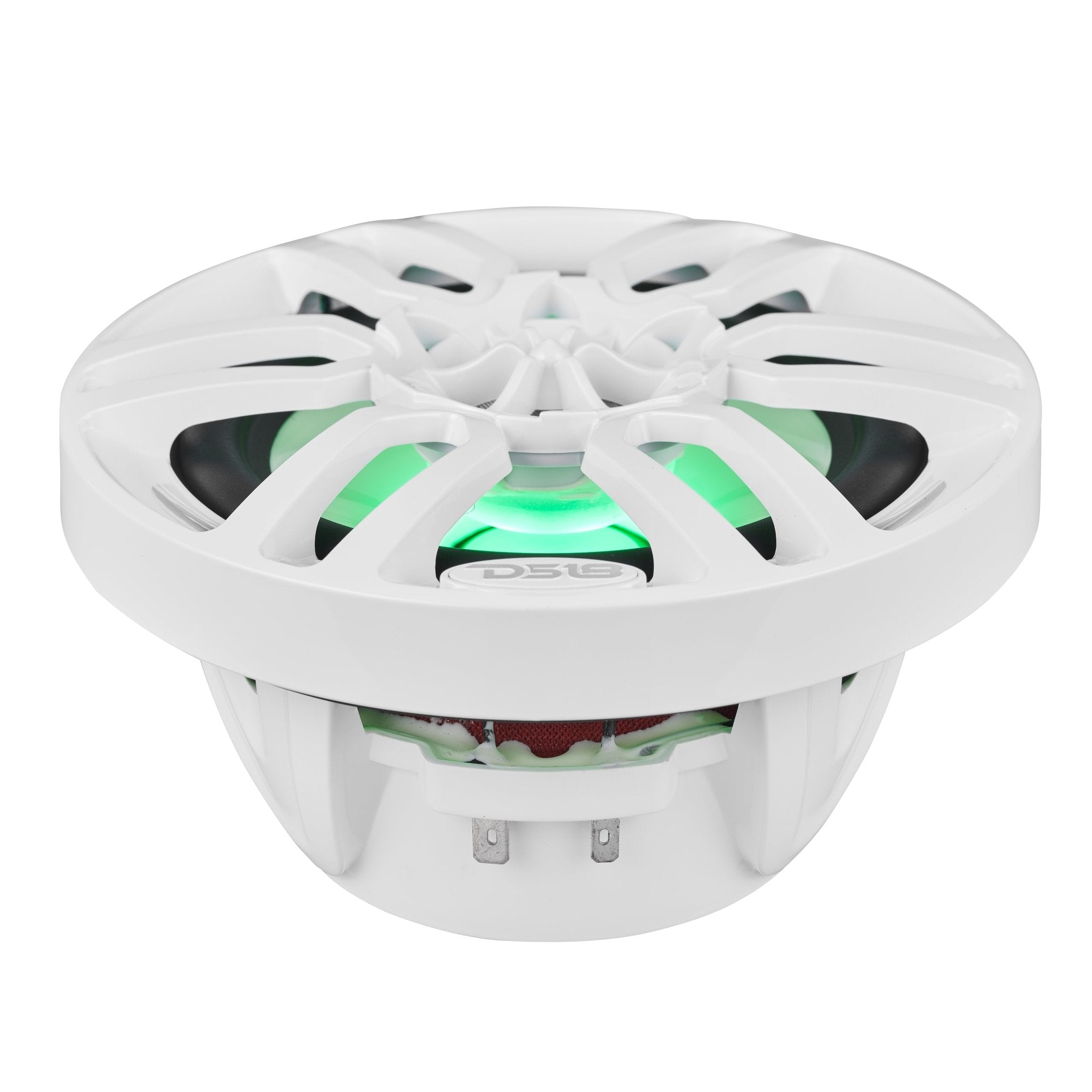 DS18 HYDRO 6.5" 2-Way Marine Speakers with RGB LED Lights 300W - White (NXL-6)