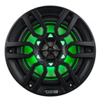 DS18 HYDRO 6.5" 2-Way Marine Speakers with RBG LED Lights 300W - Matte Black (NXL-6/BK)