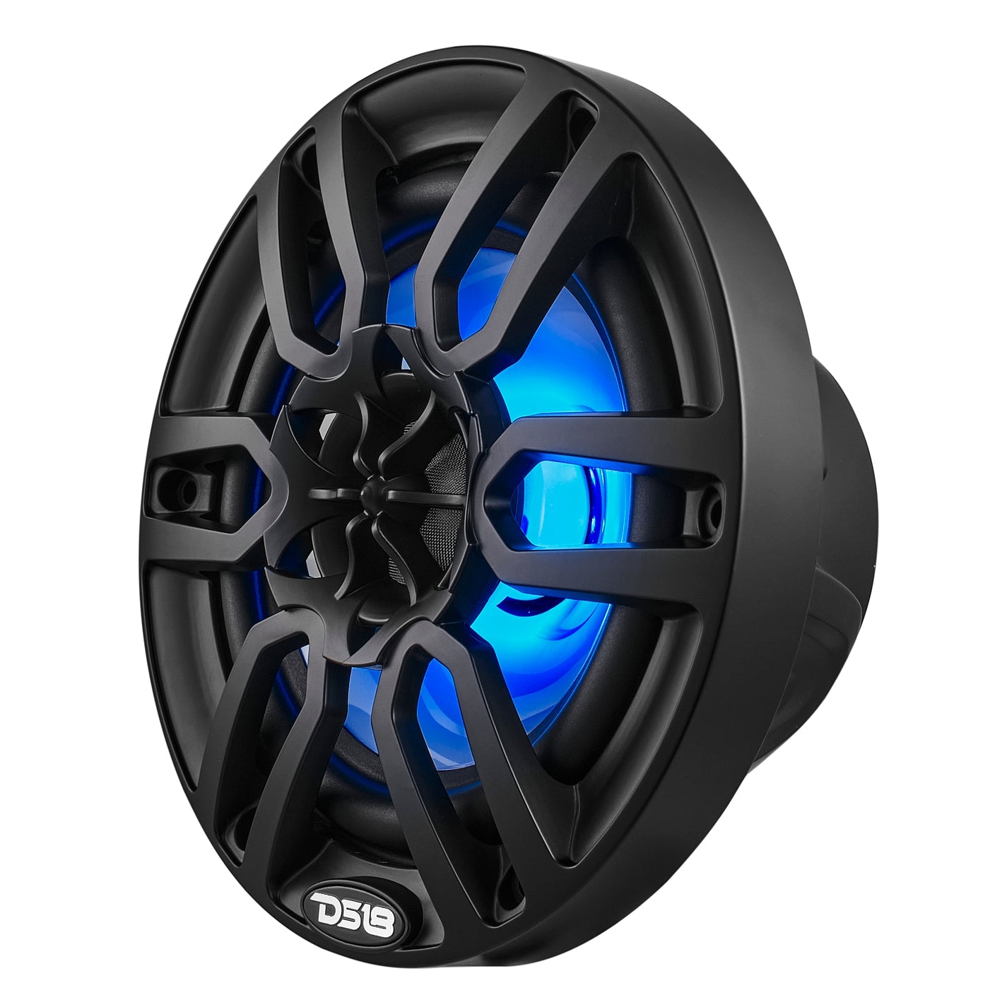 DS18 HYDRO 6.5" 2-Way Marine Speakers with RBG LED Lights 300W - Matte Black (NXL-6/BK)