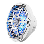 DS18 New Edition HYDRO 8" 2-Way Marine Speakers with RGB LED Lighting 375W - White (NXL-8M/WH)