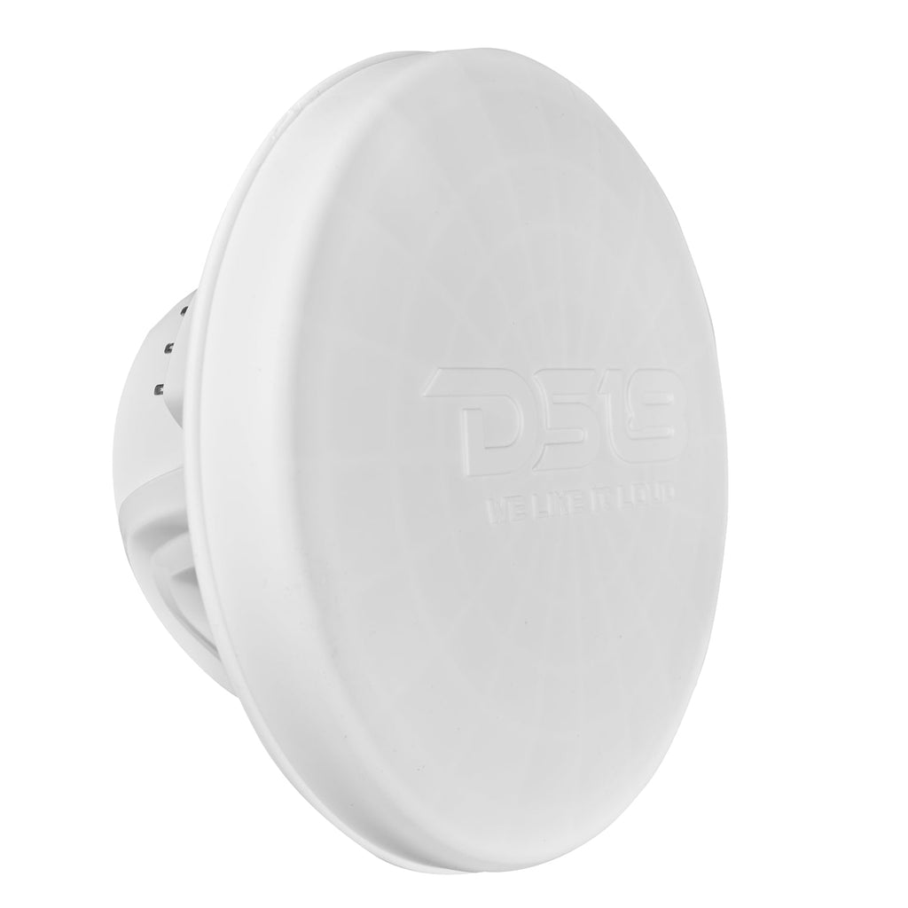 DS18 New Edition HYDRO 8" 2-Way Marine Speakers with RGB LED Lighting 375W - White (NXL-8M/WH)
