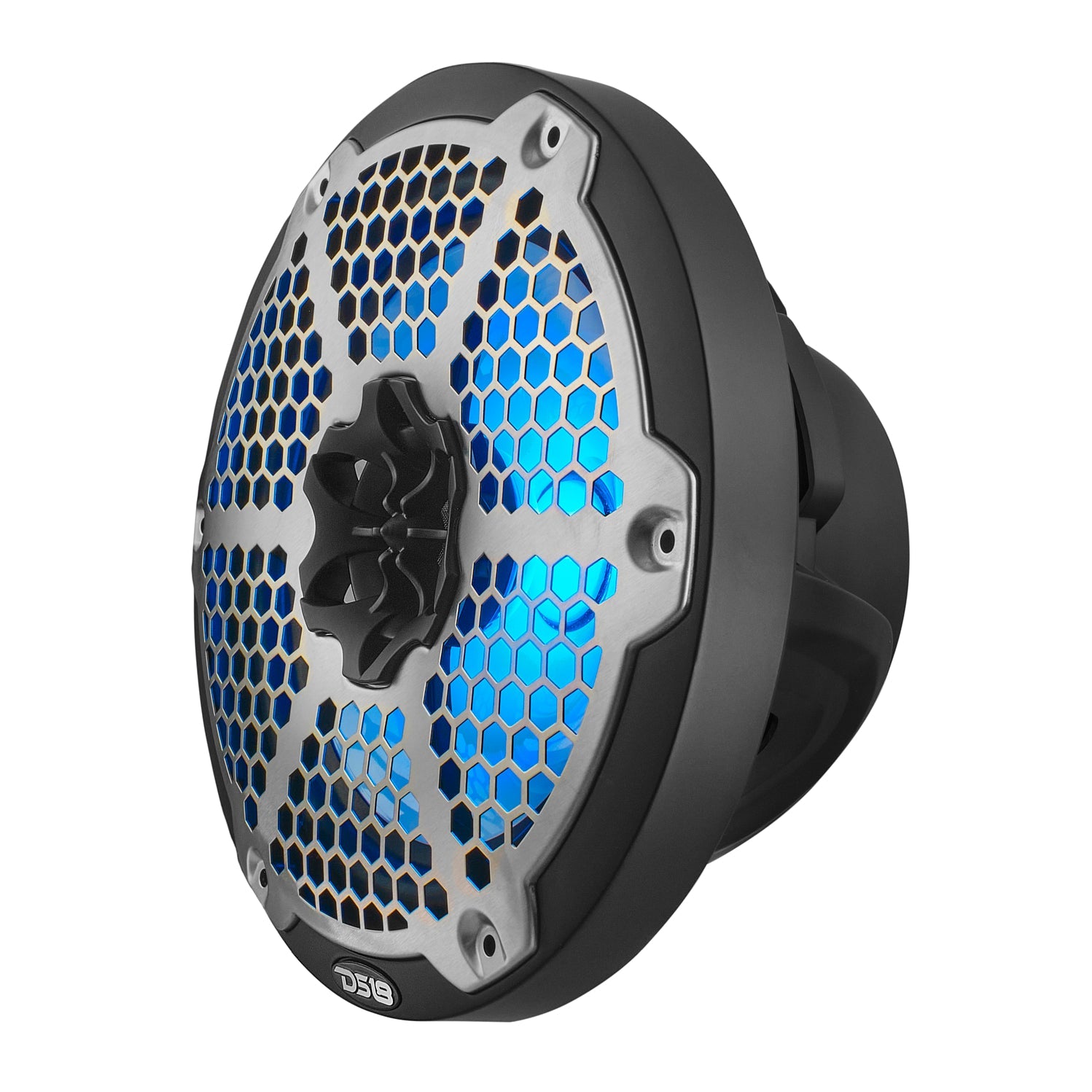 DS18 New Edition HYDRO 8" 2-Way Marine Speakers with RGB LED Lighting 375W - Black (NXL-8M/BK)