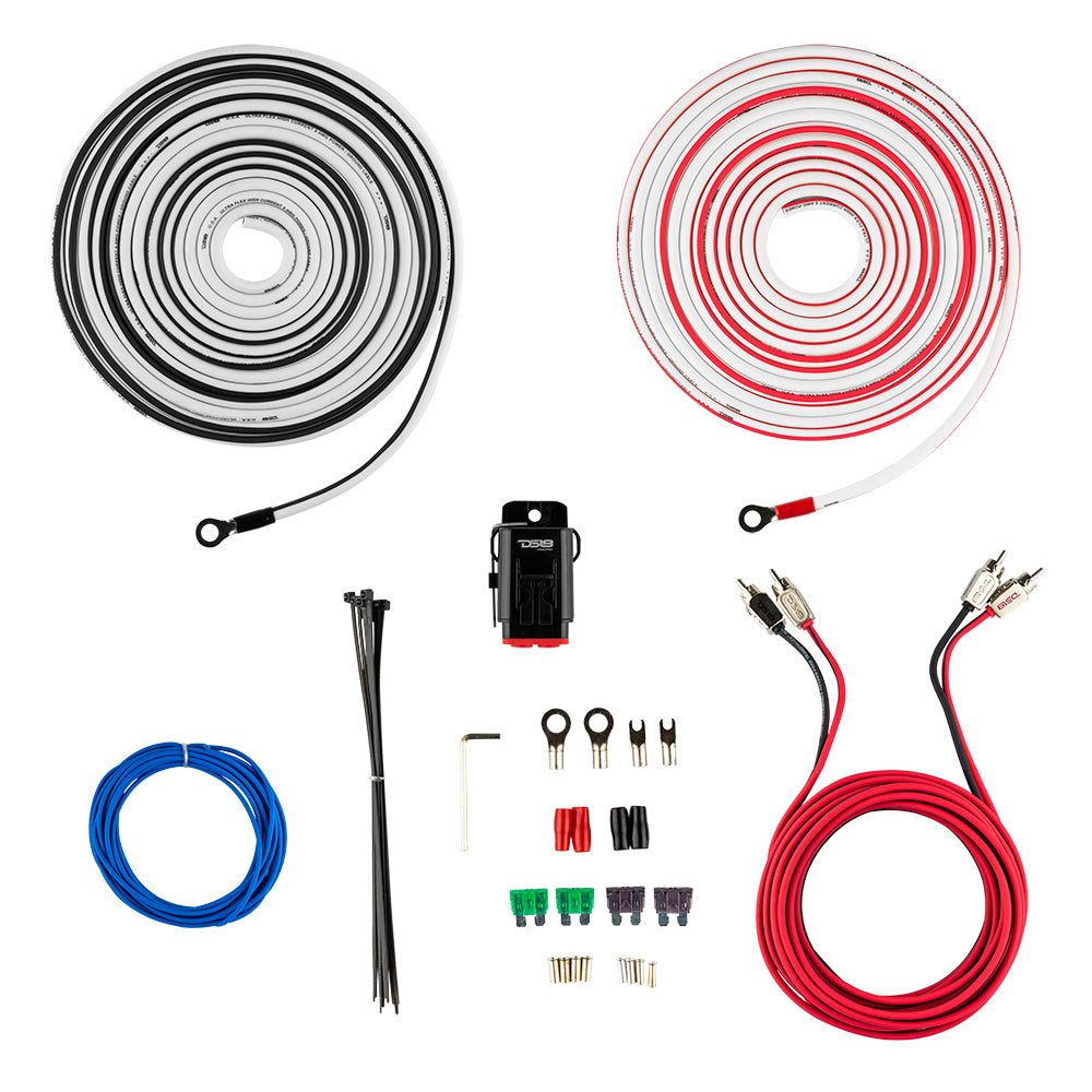 DS18 Hydro Power Amplifier Install Kit - 8GA (MOFCKIT8)