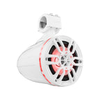 DS18 X Series HYDRO 6.5" Wakeboard Pod Tower Speaker with RGB LED Light - 300W - White (NXL-X6TP/WH)