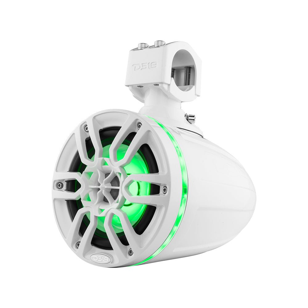 DS18 X Series HYDRO 6.5" Wakeboard Pod Tower Speaker with RGB LED Light - 300W - White (NXL-X6TP/WH)
