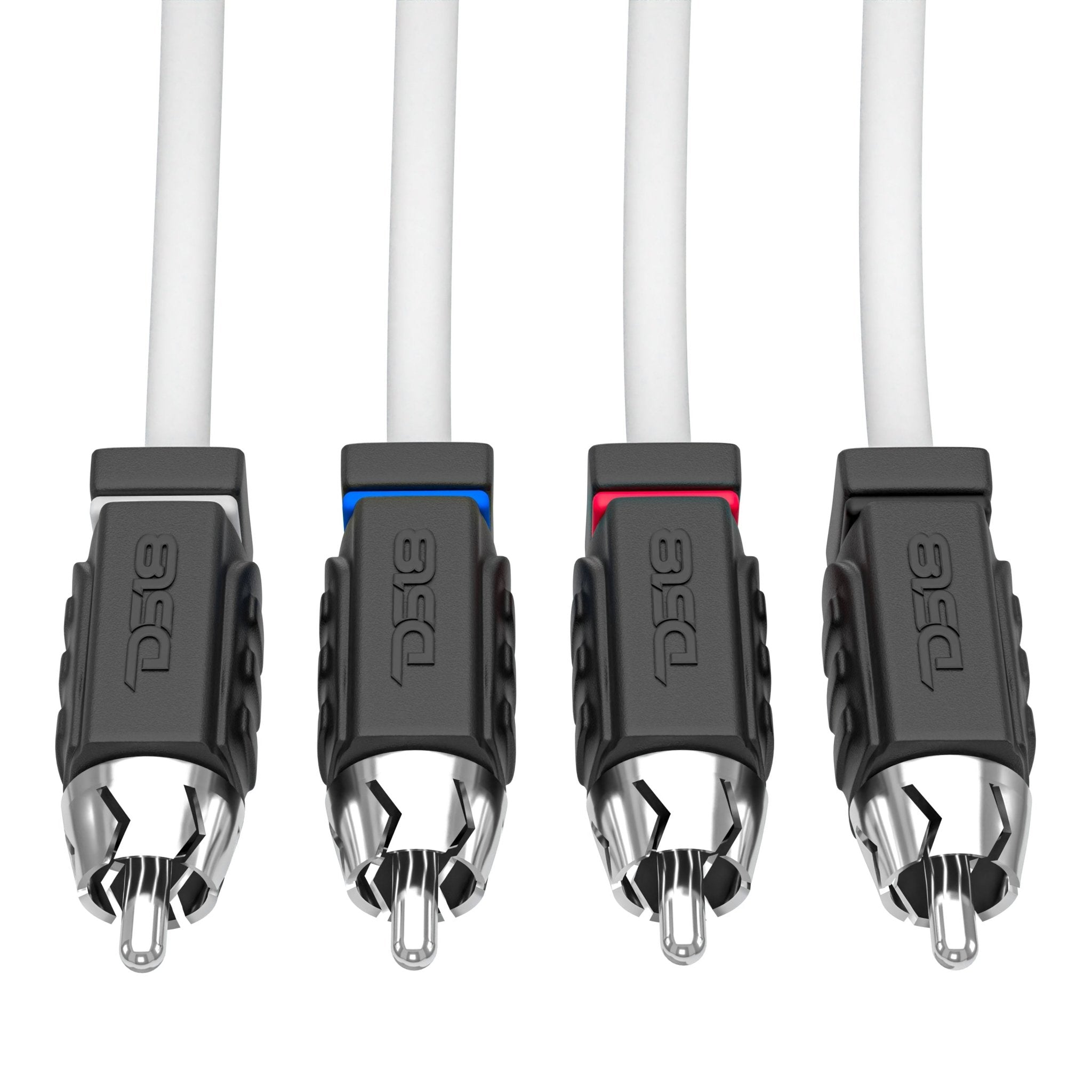 DS18 Marine Tinned OFC RCA Cable - 4 Channel - 25' (MOFCR-25FT.4CH)