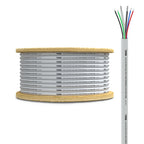 DS18 Marine Tinned OFC 18GA RGB Wire with 16GA Speaker Wire - 100' Spool (MOFC16/18GA-100SWRGB)
