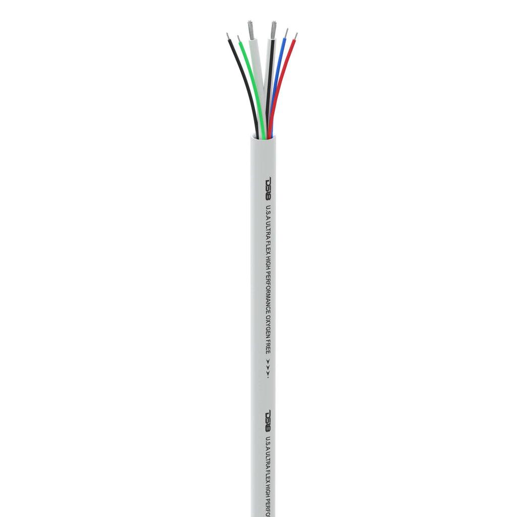DS18 Marine Tinned OFC 18GA RGB Wire with 16GA Speaker Wire - 100' Spool (MOFC16/18GA-100SWRGB)