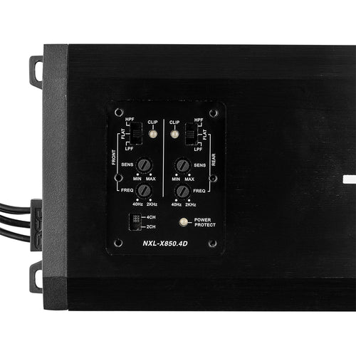 DS18 HYDRO 4 Channel Full-Range Class D Waterproof Marine Amplifier - 2400W (NXL-X850.4D)