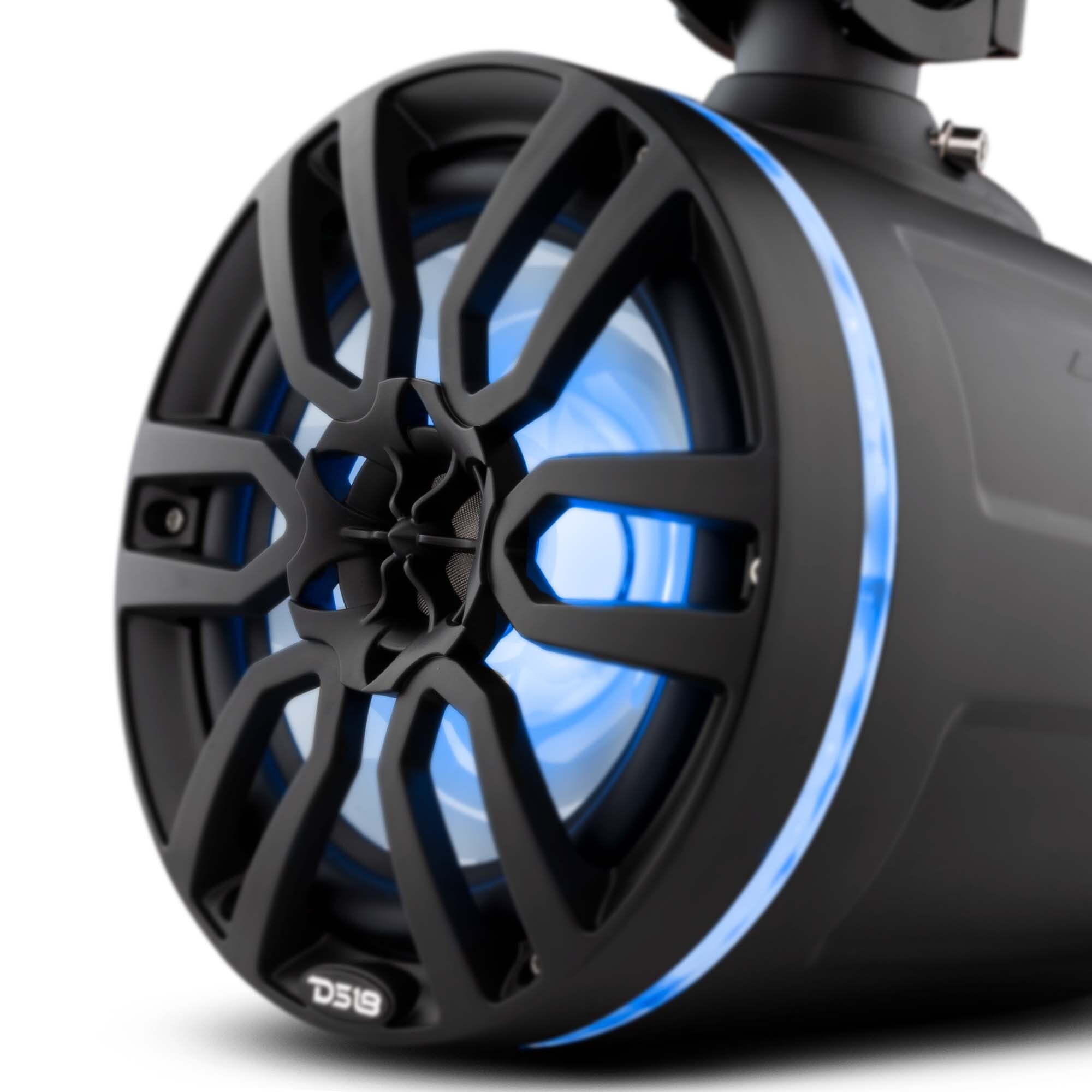 DS18 X Series HYDRO 6.5" Wakeboard Pod Tower Speaker with RGB LED Light - Black Carbon Fiber (CF-X6TP)