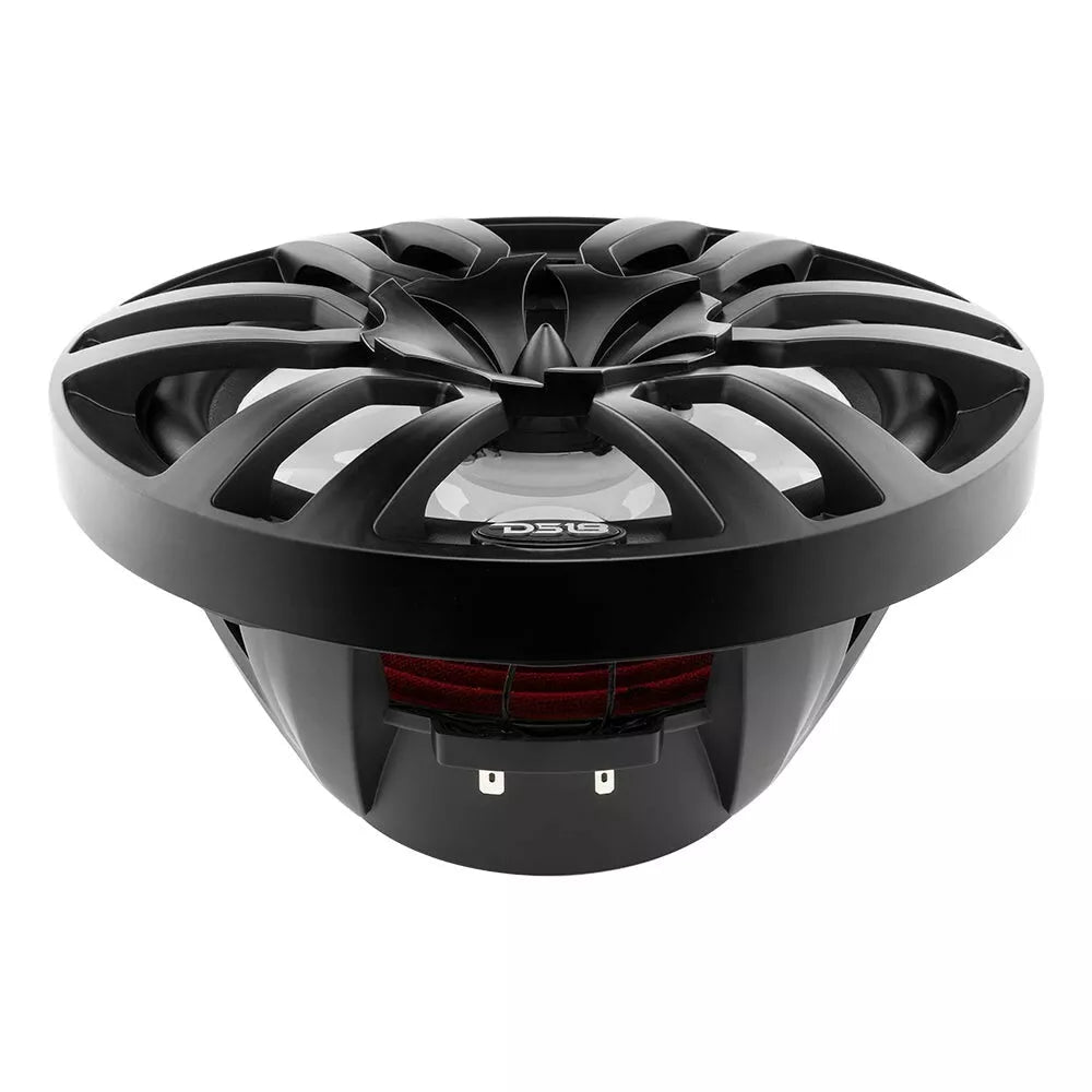DS18 HYDRO 10" 2-Way Marine Speakers with Bullet Tweeters and Integrated RGB LED Lights - Black (NXL-10/BK)
