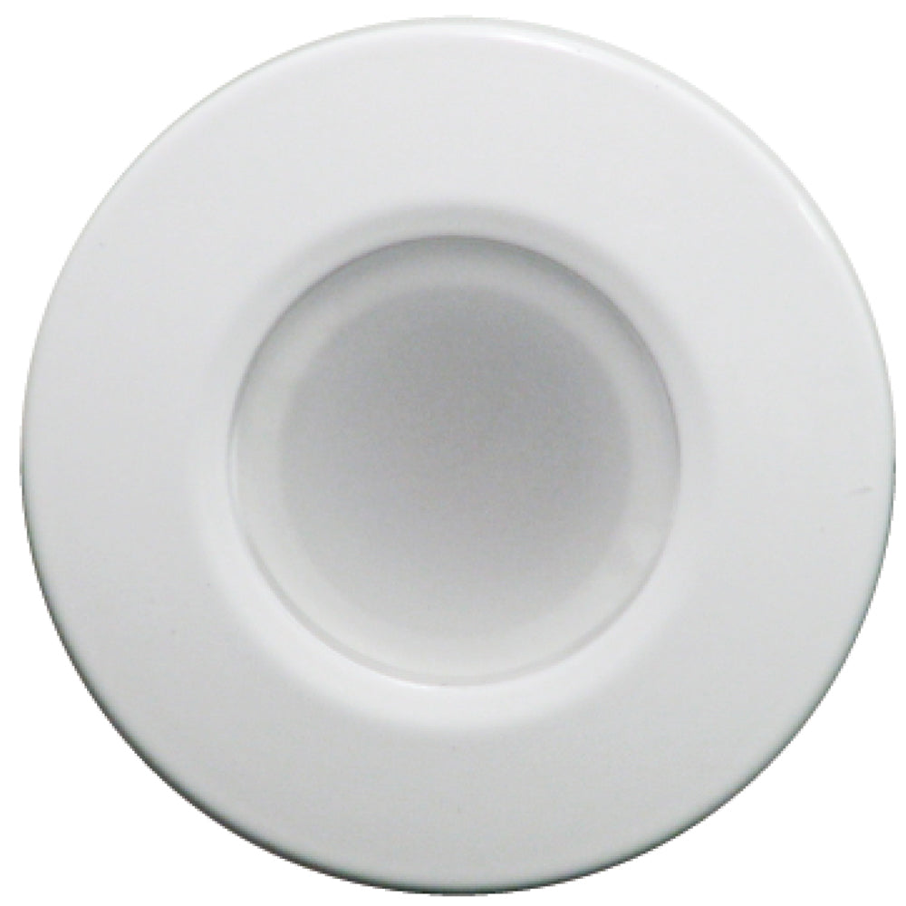 Lumitec Orbit - Flush Mount Down Light - White Finish - 2-Color Blue/White Dimming (112521)