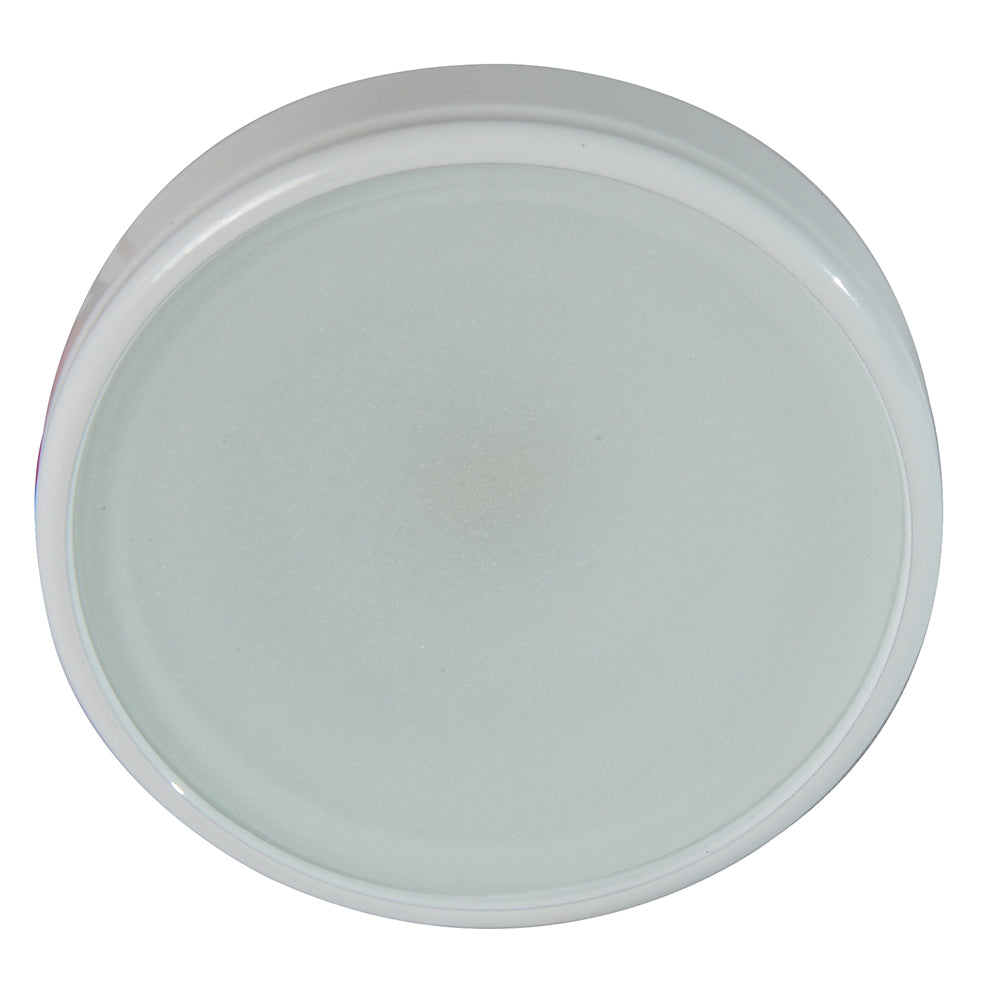 Lumitec Halo - Flush Mount Down Light - White Finish - 3-Color Red/Blue Non-Dimming with White Dimming (112828)