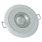 Lumitec Mirage - Flush Mount Down Light - Glass Finish/White Bezel - 4-Color White/Red/Blue/Purple Non-Dimming (113120)