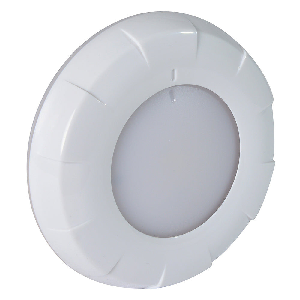 Lumitec Aurora LED Dome Light - White Finish - White/Red Dimming (101076)
