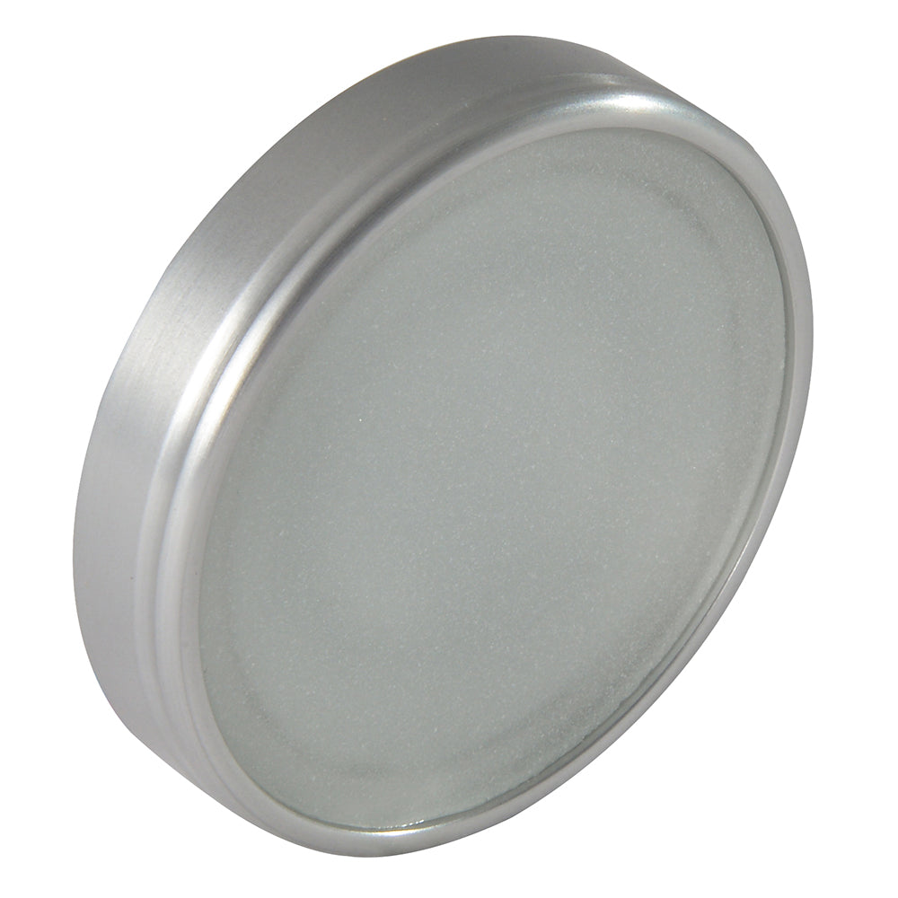 Lumitec Halo - Flush Mount Down Light - Brushed Finish - 4-Color White/Blue/Red/Purple Non-Dimming (112800)