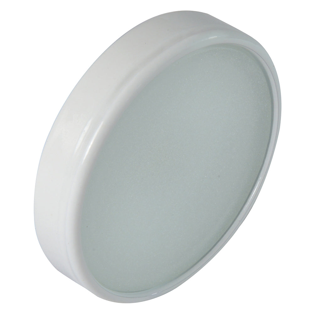 Lumitec Halo - Flush Mount Down Light - White Finish - 4-Color - White/Blue/Red/Purple Non-Dimming (112820)