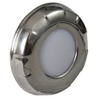 Lumitec Aurora - LED Dome Light - Polished SS Finish - 2-Color White/Red Dimming (101139)