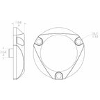 Lumitec SeaBlaze Mini - Underwater Light - Pair - Brushed Finish - Blue Non-Dimming (101246)