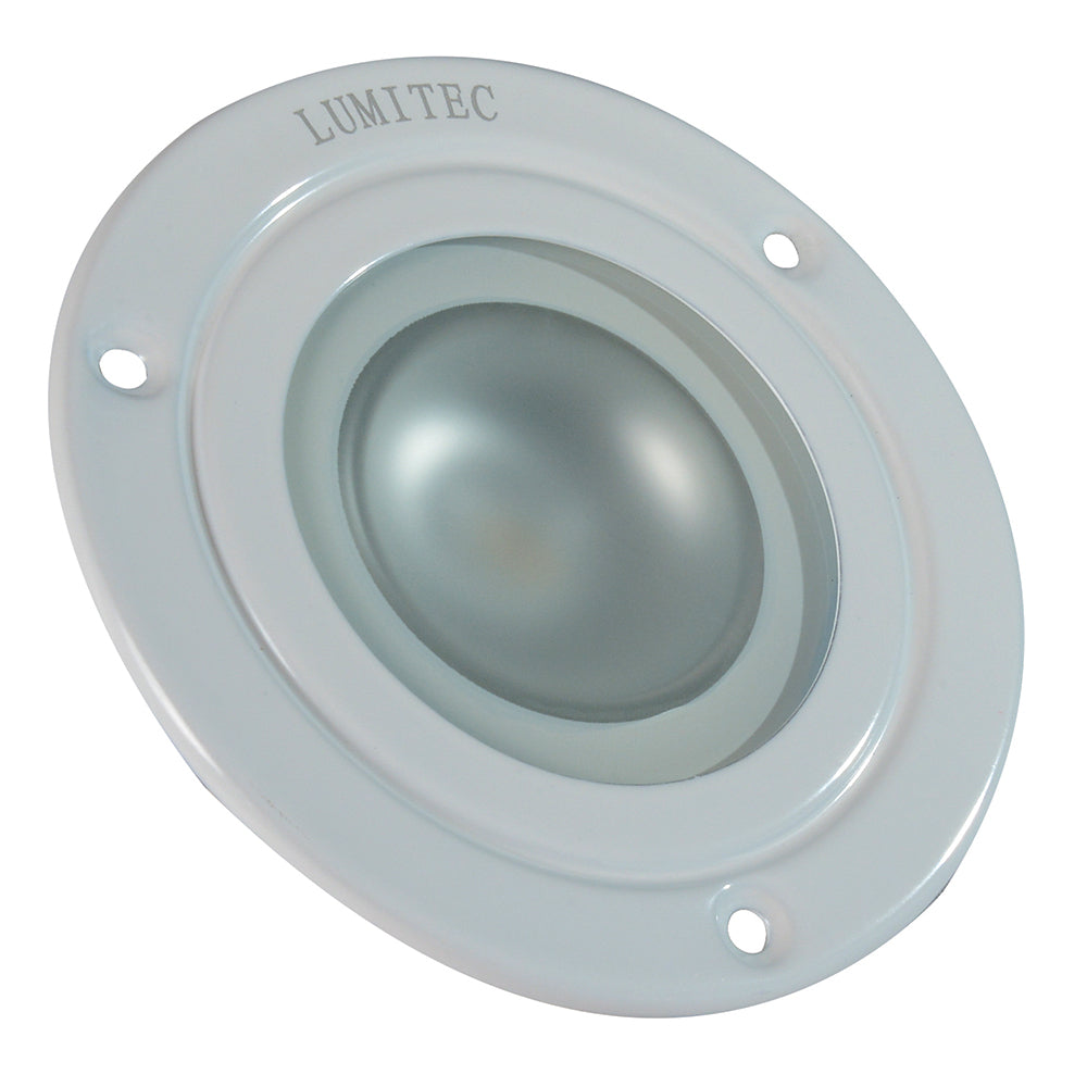 Lumitec Shadow - Flush Mount Down Light - White Finish - 3-Color Red/Blue Non-Dimming with White Dimming (114128)