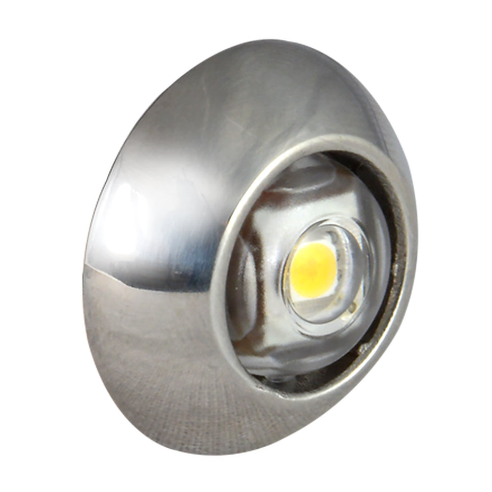 Lumitec Exuma Courtesy Light - Polished Stainless Housing - Blue Light (101050)