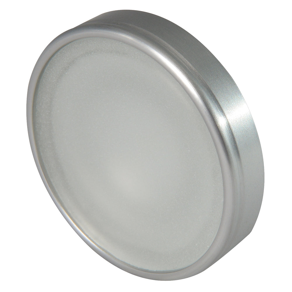 Lumitec Halo - Flush Mount Down Light - Brushed Finish - 4-Color White/Blue/Red/Purple Non-Dimming (112800)