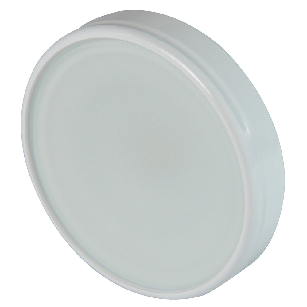 Lumitec Halo - Flush Mount Down Light - White Finish - 3-Color Red/Blue Non-Dimming with White Dimming (112828)